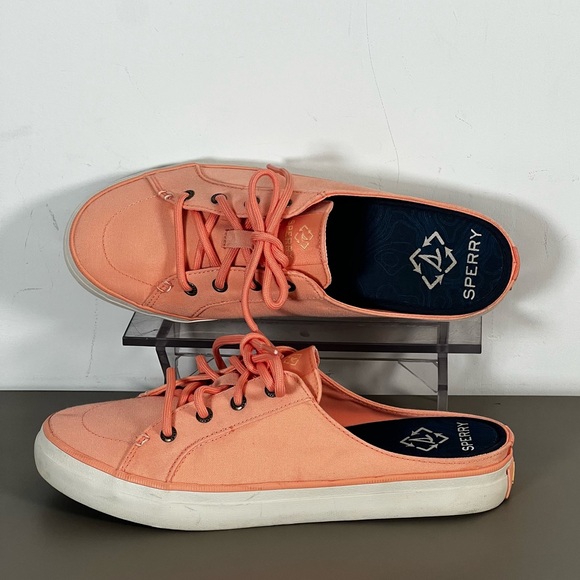 Sperry Top Sider Crest Mule Txt Peach Women’s Size 7.5M  STS87599 - Picture 1 of 9